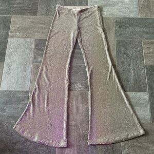Sequin Free People Bell Bottoms